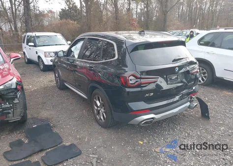 2022 BMW X3 xDrive30I from USA, damaged, VIN 5UX53DP03N9K52496